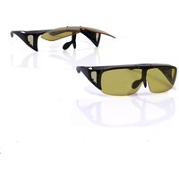 Nachtsicht-Überbrillen, faltbare gelbe Kunststoffgläser, 4,7 cm x 14 cm Nachtsicht-Überbrillen, faltbare gelbe Kunststoffgläser, 4,7 cm x 14 cm von ASTUCEO