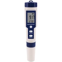 Asupermall - 5-in-1-Wasserqualitätstester, digitales Messgerät, Wasserqualitätsanalysator-Detektor, PH/TDS/EC/Temperatur/Salinitätsprüfung von ASUPERMALL