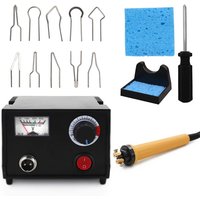 Kreatives Brandmalerei-Set aus Holz mit einstellbarer Temperatur und austauschbaren Spitzen von ASUPERMALL