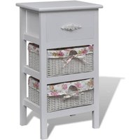 Maison Exclusive Beistellschrank mit 1 Schublade und 2 Körben Maison Exclusive Beistellschrank mit 1 Schublade und 2 Körben von ASUPERMALL