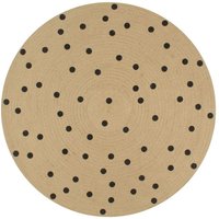 Maison Exclusive Teppich Handgefertigt Jute mit Punktmuster 120 Maison Exclusive Teppich Handgefertigt Jute mit Punktmuster 120 von ASUPERMALL