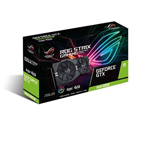 ASUS ROG Strix GeForce GTX 1660 SUPER Advanced Edition Grafikkarte (GDDR5 Speicher, Axial-tech-Lüfter, DirectCU II, Auto-Extreme, FanConnect II, Advanced Edition) von ASUS Computer