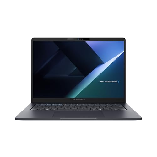 ASUS ExpertBook B5 | Gentle Grey | 14" WQXGA | Core Ultra 7 255H | RAM: 16GB (DDR5) | SSD: 4TB | beleuchtete Tastatur | Windows 11 Pro | Office 2024 Pro von ASUS