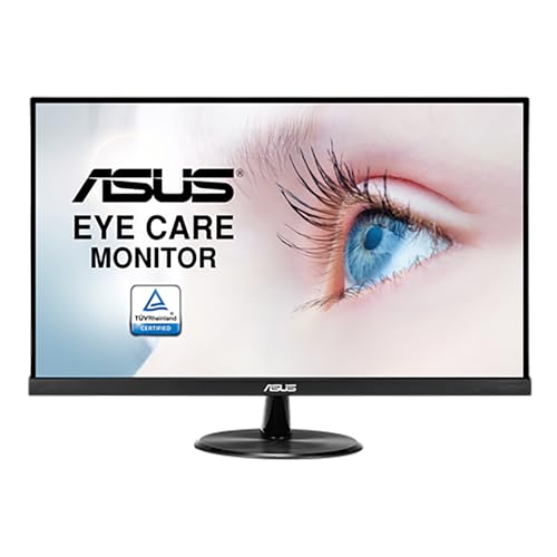 ASUS Eye Care VP279HE - 27 Zoll Full HD Monitor - 75 Hz, 5ms GtG, Adaptive Sync & FreeSync, HDR 10 - IPS Panel, 16:9, 1920x1080 - HDMI, D-Sub, Rahmenlos von ASUS