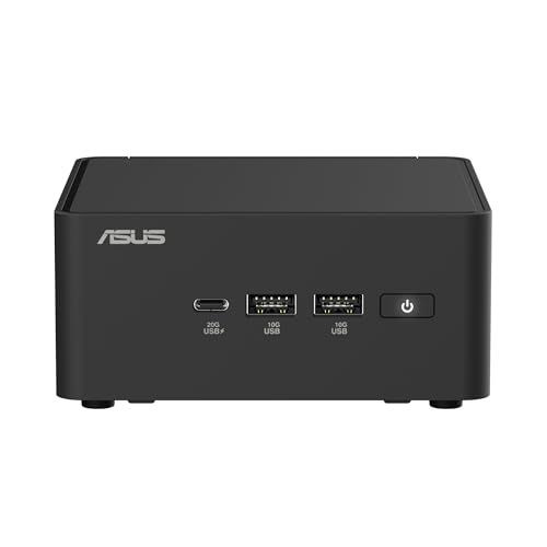 ASUS Mini PC | NUC 15 Pro | Schwarz | Core 5 210H | RAM: 64GB (DDR5) | SSD: 4TB | Windows 11 Pro | Office 2024 Pro | Sicherungsstick von ASUS