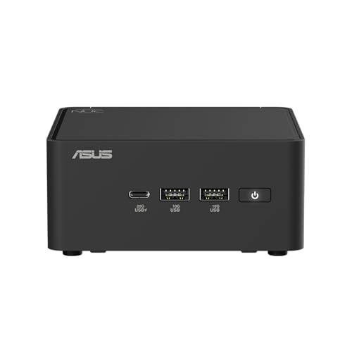 ASUS NUC 15 Pro Tall Kit RNUC15CRHU500002 (Intel Core i5 Ultra Prozessor, Arc Grafik, WiFi 7, Bluetooth 5.4, ohne Betriebssystem, mit EU-Netzkabel) von ASUS