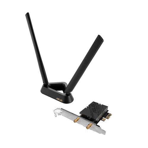 ASUS BE9400 Tri Band PCI-E WiFi 7 (802.11be) Bluetooth 5.4, WPA3 Netzwerksicherheit, OFDMA und MU-MIMO, Multi-Link-Betrieb, nur kompatibel mit lntel-Motherboards ASUS BE9400 Tri Band PCI-E WiFi 7 (802.11be) Bluetooth 5.4, WPA3 Netzwerksicherheit, OFDMA und MU-MIMO, Multi-Link-Betrieb, nur kompatibel mit lntel-Motherboards von ASUS
