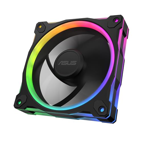 ASUS Prime MR120 ARGB Reverse Single Pack, 120mm PWM Lüfter, 20 ARGB LEDs, Lüftergeschwindigkeit 1600 RPM, Luftstrom 58 CFM, 28mm dicker Rahmen, Aura Sync ASUS Prime MR120 ARGB Reverse Single Pack, 120mm PWM Lüfter, 20 ARGB LEDs, Lüftergeschwindigkeit 1600 RPM, Luftstrom 58 CFM, 28mm dicker Rahmen, Aura Sync von ASUS