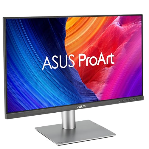 ASUS ProArt PA278CFRV - 27 Zoll WQHD Professioneller Monitor - 16:9 IPS, 2560x1440, 100 Hz - ergon., Pivot, Calman, hohe Farbtreue, DisplayHDR 400 - DP Daisy Chain, HDMI, 96W USB-C, USB-Hub, Speaker von ASUS
