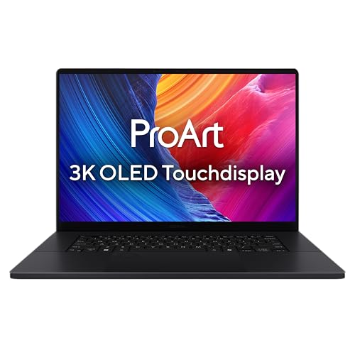 ASUS ProArt P16 H7606WM Laptop | 16" 2,8K WQUXGA 16:10 120Hz OLED Touch Display | AMD Ryzen AI 9 HX 370 | 32GB RAM | 1TB SSD | NVIDIA RTX 5060 | Win11 Home | QWERTZ | Nano Black ASUS ProArt P16 H7606WM Laptop | 16" 2,8K WQUXGA 16:10 120Hz OLED Touch Display | AMD Ryzen AI 9 HX 370 | 32GB RAM | 1TB SSD | NVIDIA RTX 5060 | Win11 Home | QWERTZ | Nano Black von ASUS
