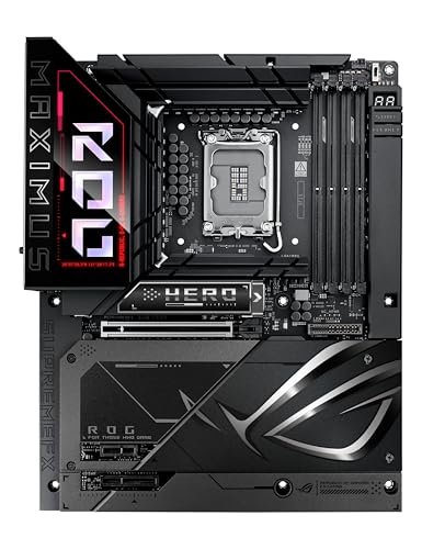 ASUS ROG Maximus Z890 Hero BTF Gaming Mainboard Sockel Intel LGA 1851 (ATX, DDR5, WiFi 7, 3X PCIe 5.0 M.2, 3X PCIe 4.0 M.2, 2X Thunderbolt 4, verstecktes Anschlussdesign) von ASUS