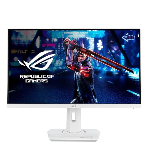 ASUS ROG Strix XG27ACS-W 27“ USB Typ-C Gaming Monitor (2560x1440, 180Hz, 1ms (GTG), Fast IPS, Extreme Low Motion Blur Sync, USB Typ-C, G-Sync komp., DisplayWidget Center, Stativanschluss, HDR) von ASUS