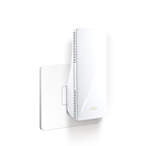ASUS RP-BE58 BE3600 Dual Band WiFi 7 AiMesh Repeater (Range Extender, bis zu 3.600 Mbps, nahtloses Mesh-WiFi, einfache Einrichtung per App) von ASUS