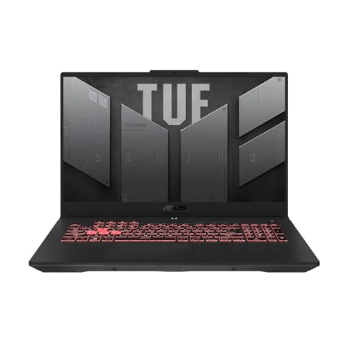 ASUS TUF A17 | 17,3" FHD 144Hz | AMD Ryzen 7 7435HS | RAM: 32GB (DDR5) | SSD: 8TB | NVIDIA RTX 4060 | beleuchtete RGB Tastatur | Windows 11 Pro | Office 2024 Pro #mit Notebooktasche von ASUS