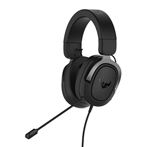 ASUS TUF Gaming H3 Headset (kabelgebunden, virtueller 7.1-Surround-Sound, geeignet für für PC, PS4, Xbox One und Nintendo Switch) schwarz / gun metal von ASUS