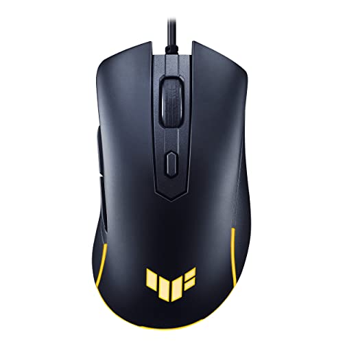 ASUS TUF Gaming M3 GEN II – kabelgebundene Gaming-Maus, ultraleicht, 59 g, Sensor 8000 DPI, langlebige Beschichtung (IP56), Lebensdauer der Switches von 60 m Klicks, 6 x programmierbare Tasten und von ASUS