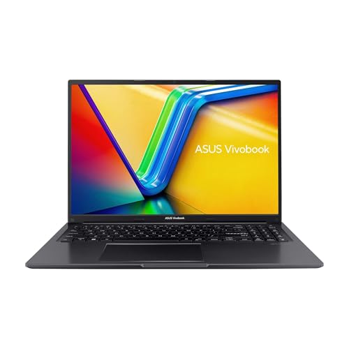 ASUS Vivobook 16 | Indie Black (X-Serie) | 16" WUXGA | AMD Ryzen 5 7430U | RAM: 40GB | SSD: 4TB | beleuchtete Tastatur | Windows 11 Pro | Notebooktasche von ASUS