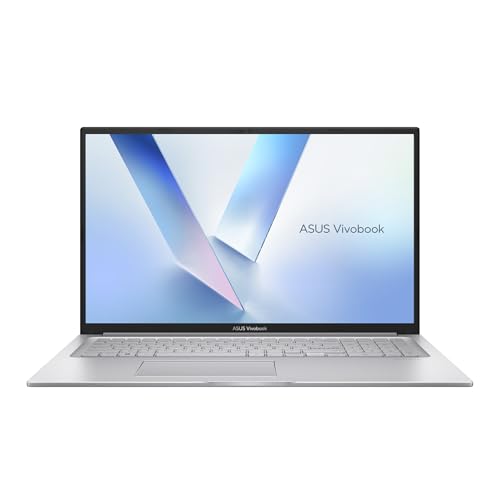 ASUS Vivobook 17 | Cool Silver (X-Serie) | 17,3" FHD | Core 5 120U | RAM: 16GB | SSD: 4TB | beleuchtete Tastatur | Windows 11 Pro | Office 2024 Pro von ASUS