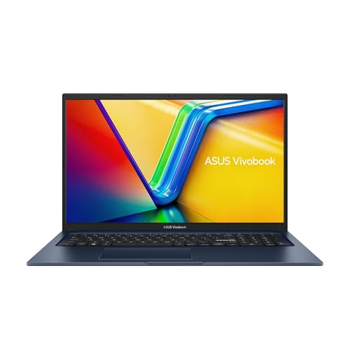 ASUS Vivobook 17 | Quiet Blue (X-Serie) | 17,3" FHD | Core i3 1315U | RAM: 12GB | SSD: 8TB | Windows 11 Pro | Office 2024 Pro | Notebooktasche von ASUS