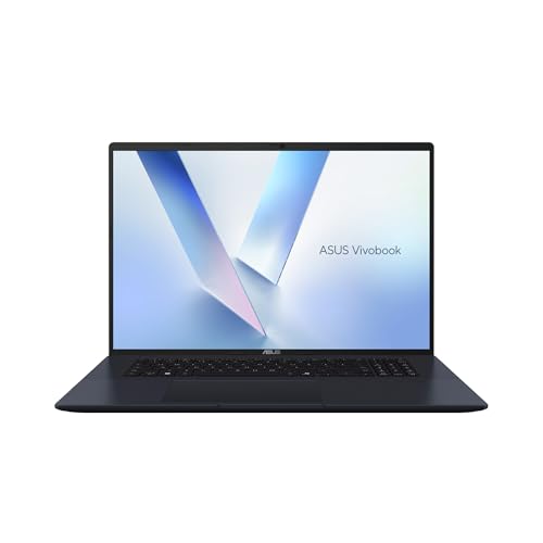 ASUS Vivobook 18 | Quiet Blue (M-Serie) | 18" WUXGA | AMD Ryzen 7 260 | RAM: 32GB (DDR5) | SSD: 500GB | beleuchtete Tastatur | Windows 11 Pro | Office 2024 Pro #mit Notebooktasche von ASUS
