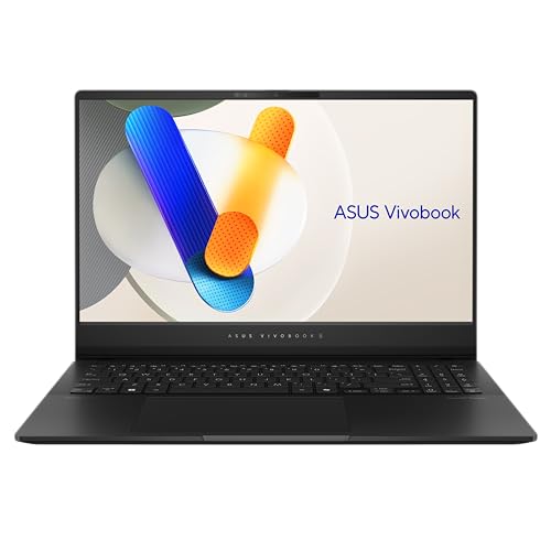 ASUS Vivobook S 15 OLED Laptop, 15,6 Zoll 120Hz OLED Display, Intel Core Ultra 5 125H, 16 GB RAM, 512GB SSD, Intel Arc, Windows 11, QWERTZ Tastatur, Neutral Black von ASUS