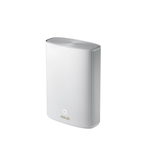 ZenWiFi AX Hybrid (XP4) AX1800 + Powerline 1er Pack Weiß kombinierbarer Router (Tethering als 4G und 5G Router-Ersatz, AX1800 + AV1300 Whole-Home Mesh WiFi 6 System, zur Ergänzung eines XP4 Systems) von ASUS