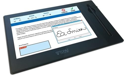 Topaz GemView 10 Schwarz Touchscreen Tablet Display mit USB-Anschluss und Glas-Material von ASUS