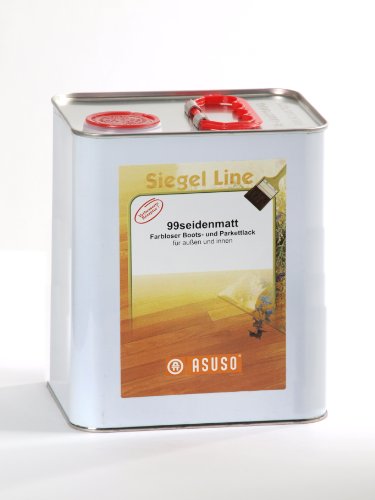 Asuso 99 seidenmatt Boots- und Parkettlack seidenmatt 3,0 Liter Gebinde von ASUSO