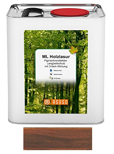 Asuso Holzlasur LANGZEITSCHUTZ 3 L palisander Asuso Holzlasur LANGZEITSCHUTZ 3 L palisander von ASUSO