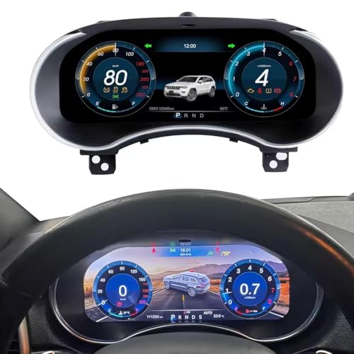 12,3Zoll Digital Kombiinstrument für Dodge Durango 2014-2018 Fahrzeuganzeigen Kilometerzähler Digitales Kombiinstrument Virtuelles Cockpit Armaturenbrett Geschwindigkeitsmesser Display Tacho 12,3Zoll Digital Kombiinstrument für Dodge Durango 2014-2018 Fahrzeuganzeigen Kilometerzähler Digitales Kombiinstrument Virtuelles Cockpit Armaturenbrett Geschwindigkeitsmesser Display Tacho von ASVEGE