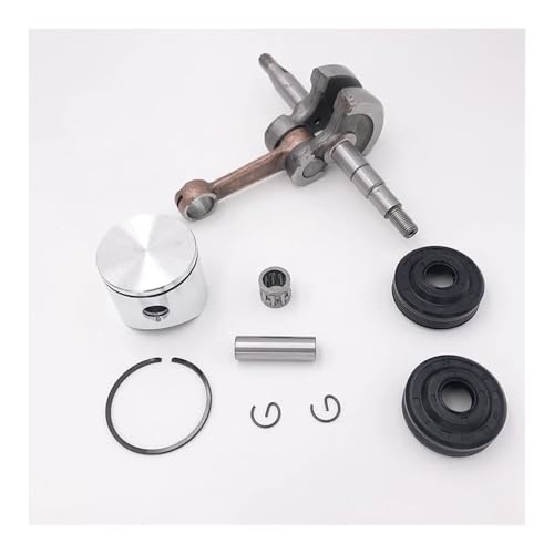 38mm Kolben Kurbelwellenlager Öldichtungssatz Passend for 136 137 141 142 Kettensäge Motor Motorteile 530029794(Hus137 38mm) von ASVGTRZ