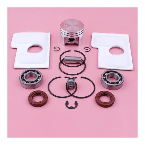 38mm Kolbenbolzenring Sicherungsringsatz Passend for MS180 018 MS 180 Filter Kurbellager Öldichtung E-Clip Kettensäge Ersetzen Ersatzteil von ASVGTRZ