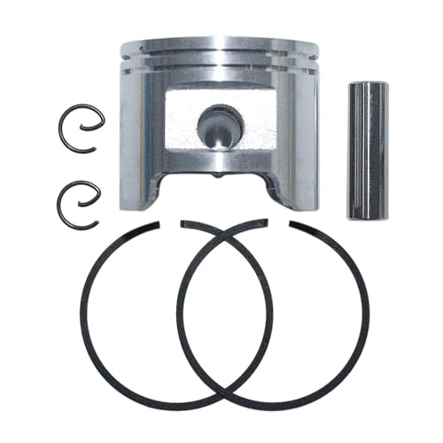 45-mm-Kolben passend for 353 350 351 346 346XP Kettensägenmotor mit Spindelkragen und elastischem Sicherungsring von ASVGTRZ