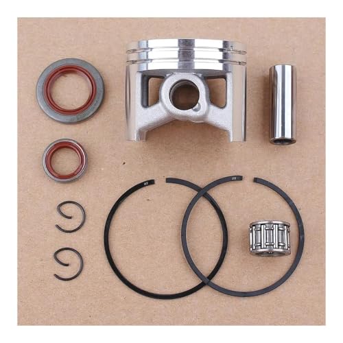 50mm Kolben Öl Dichtung Kit Fit for 044 MS440 Kettensäge 1128 030 2015 W 12mm Kolben Pin Nadel Lager Ring von ASVGTRZ
