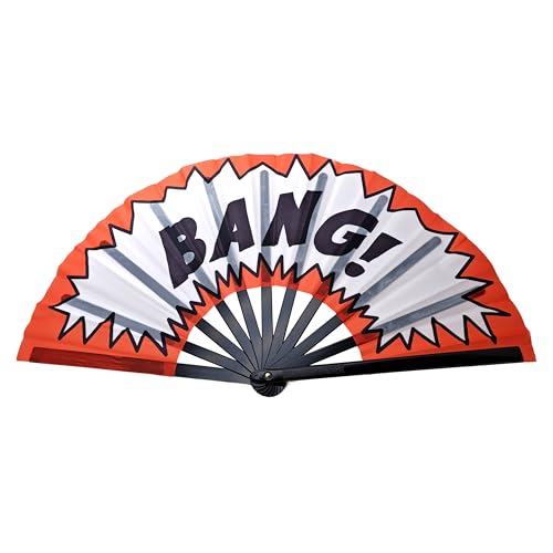 ASVP Shop Rodeo Bang Cowboy Circuit Large Clack Folding Hand Fan - Foldable Handheld Bang Fan for Concerts, Festivals ASVP Shop Rodeo Bang Cowboy Circuit Large Clack Folding Hand Fan - Foldable Handheld Bang Fan for Concerts, Festivals von ASVP Shop