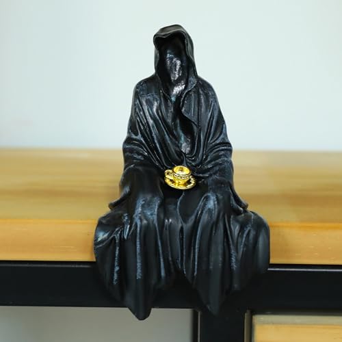 ASVP Shop Suriel Figur Statue - Suriel Acotar - Tod mit Tasse Tee - Spill The Tea von ASVP Shop
