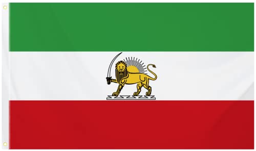 Iran-Flagge, Alte Persien, 90 x 150 cm, echte Farben und lichtecht von ASVP Shop