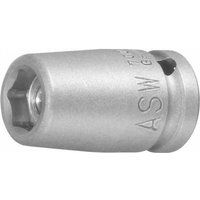 Kraft- Steckschlüsseleinsatz mit Magnet 1/4" 7mm ASW von ASW