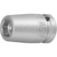 Kraft- Steckschlüsseleinsatz mit Magnet 1/4" 7 mm ASW von ASW