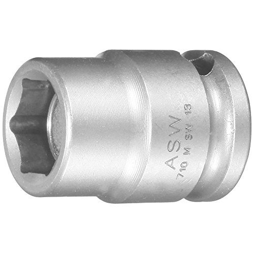 ASW 71039 Kraft-Steckschlüssel-Einsatz mit Magnet 3/8 Zoll 6-kant 17 mm von FORMAT
