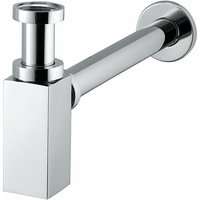 ASW - Design Siphon eckig 1 1/4'x 32mm, Höhe 14-20cm, verchromt ASW - Design Siphon eckig 1 1/4'x 32mm, Höhe 14-20cm, verchromt von ASW