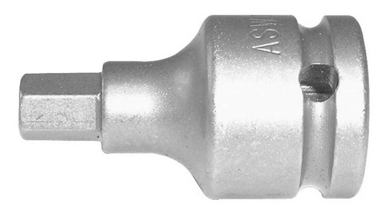 ASW Sechskant-Bit, Kraft-Schraubendreher-Einsatz 1/2" Hex 6 mm von ASW