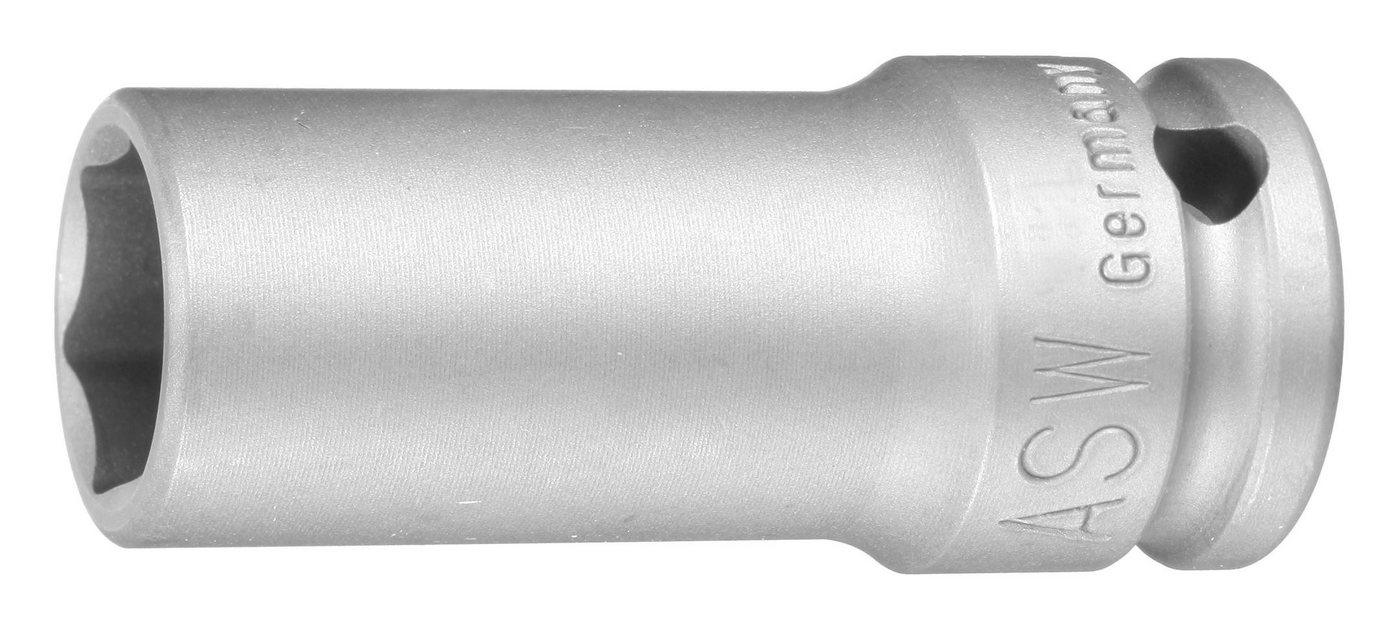 ASW Stecknuss, Kraft-Steckschlüssel-Einsatz 1/2" lang von ASW