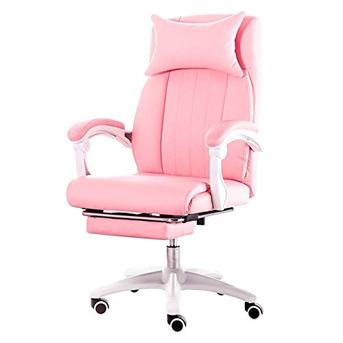 ASYHONG Deluxe liegende Leder -Office -Stuhl hoher Rückenschwenk Computer Schreibtischstuhl für zu Hause bequemer Ergonomi -Schreibtischstuhl mit Fuß- und Kopfstütze KeYJ von ASYHONG
