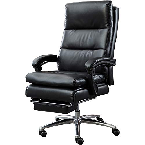 ASYHONG Ergonomic Executive Reading LECLINING Computer STUHR mit fußstützen Dicke Polsterung und segmentierte Rücken -Rücken -Leder -Bürostuhl zur vollständigen Entspannung, schwarz, schwarz KeYJ ASYHONG Ergonomic Executive Reading LECLINING Computer STUHR mit fußstützen Dicke Polsterung und segmentierte Rücken -Rücken -Leder -Bürostuhl zur vollständigen Entspannung, schwarz, schwarz KeYJ von ASYHONG