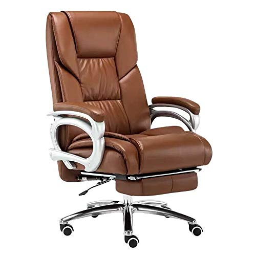 ASYHONG Ergonomic High Back Executive Office Stuhl komfortable Arbeitsstuhl mit lumbaler Unterstützung Brown Leder Computer Desk Chair für zu Hause KeYJ ASYHONG Ergonomic High Back Executive Office Stuhl komfortable Arbeitsstuhl mit lumbaler Unterstützung Brown Leder Computer Desk Chair für zu Hause KeYJ von ASYHONG