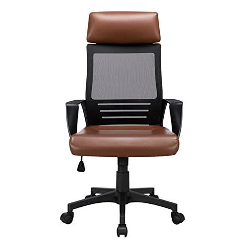ASYHONG Ergonomischer Bürostuhl atmungsaktivem Mesh High Back Computer Stuhl Anpassbare Kopfstütze und Lumbal Support Home Desk Stuhl (Marrone) KeYJ von ASYHONG