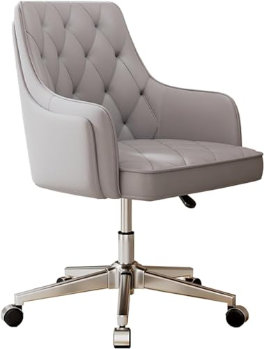 ASYHONG Ergonomischer Leder -Schwenk -Bürostuhl mit Verstellbarer Höhe bequem 360 ° Rotation Home Computer Desk Stuhl einfach zu montieren, Chight 90 KeYJ ASYHONG Ergonomischer Leder -Schwenk -Bürostuhl mit Verstellbarer Höhe bequem 360 ° Rotation Home Computer Desk Stuhl einfach zu montieren, Chight 90 KeYJ von ASYHONG