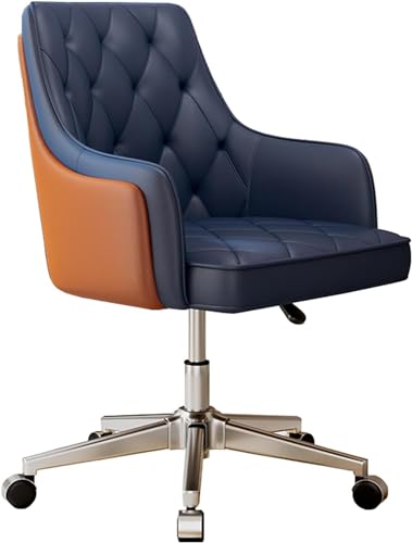 ASYHONG Ergonomischer Leder -Schwenk -Bürostuhl mit Verstellbarer Höhe bequem 360 ° Rotation Home Computer Desk Stuhl einfach zu montieren, ahyth 90 KeYJ von ASYHONG