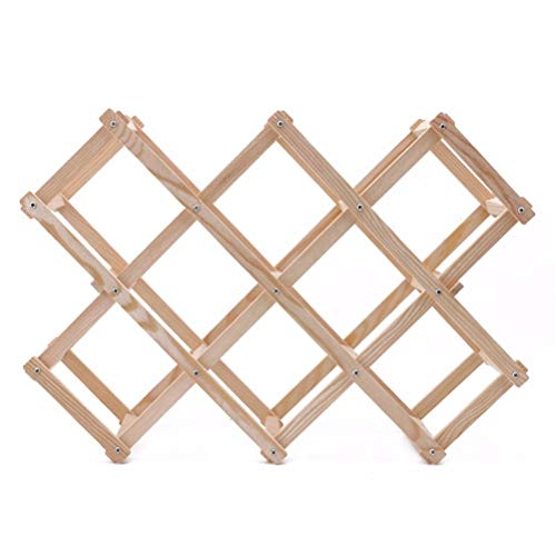 ASYHONG Flaschenhalter Mount Bar Display Holz Rotweinregal Regal Klappe Holzweinkäppchen -Getränke -Flaschenhalter interessant KeYJ von ASYHONG